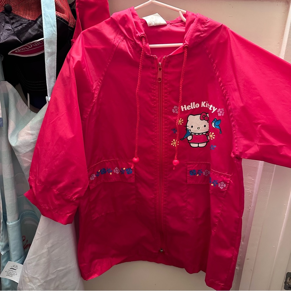 Kids Vintage hello kitty rain jacket